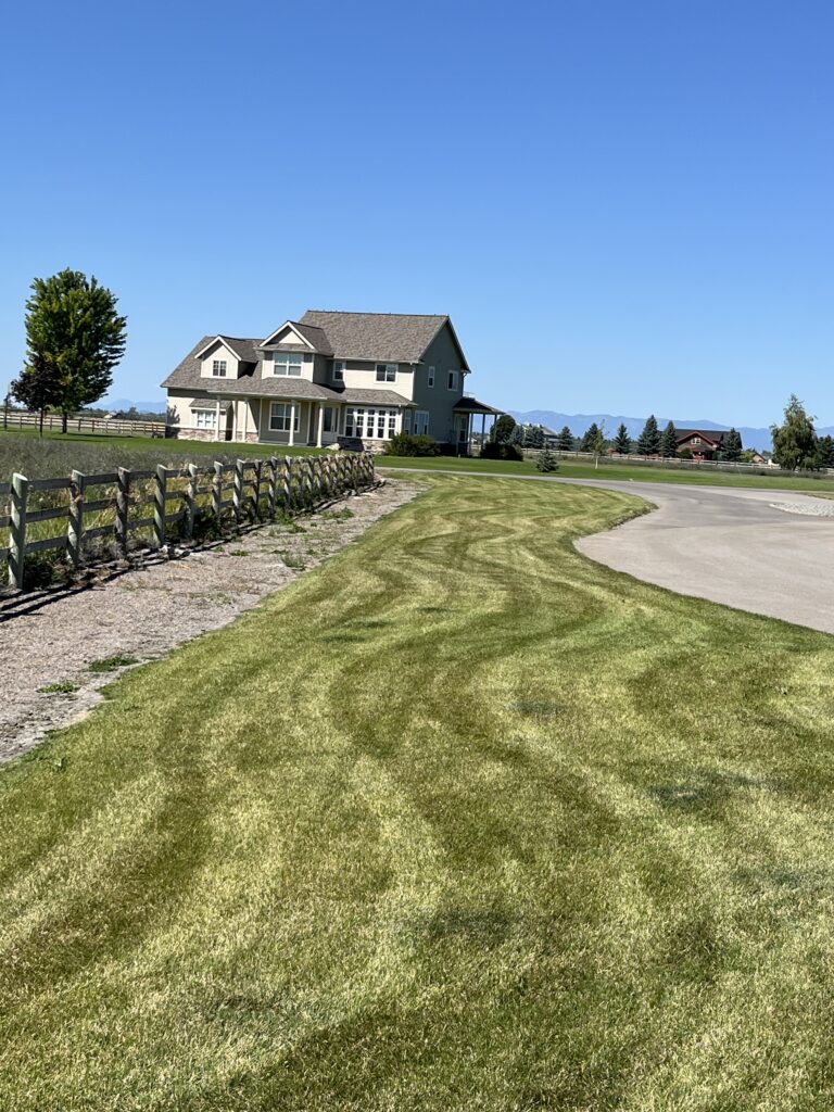 Fresh yard cleanup and outdoor reset for Spring Cleaning near me in Lakeside, MT around a local home