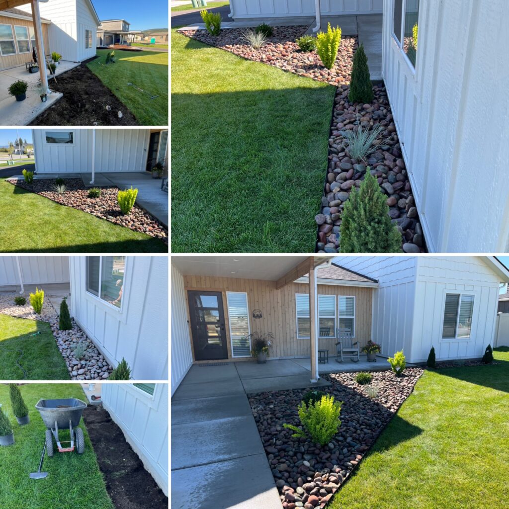 Professional Tree Trimming in Evergreen, MT around a well-kept residential property with trimmed branches and cleaner curb appeal.